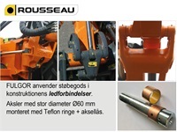 Rousseau FULGOR armklipper med teleskop i stik - Klippere - Armklippere - 4