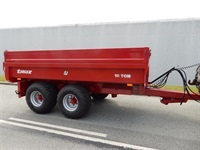 Tinaz 10 tons dumpervogn med slidsker - Vogne - 1