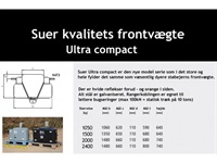 Suer 2400 kg ultra kompakt - www.suer.dk  GRATIS LEVERING - Traktor tilbehør - Vægte - 2