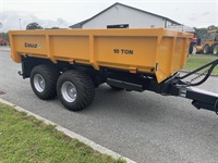 Tinaz 10 tons dumpervogn med hydr. bagklap - 60 cm sider - Vogne - 1