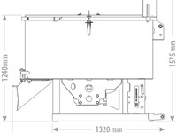 Fk Maschinery Tvangsblander Pto UBCM800 - 800L - Diverse maskiner & tilbehør - Betonblandere-Tvangsblandere - 3