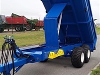 Tinaz 10 tons dumpervogn forberedt til ramper - Vogne - 11