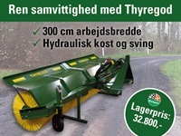 Thyregod TK 3300 Lagersalg - Traktor tilbehør - Koste - 1