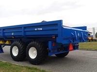 Tinaz 10 tons dumpervogn forberedt til ramper - Vogne - 2