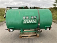 Gøma 3000L Anvendt som vandtank med sugefilter - Gyllemaskiner - Gyllefronttanke - 1