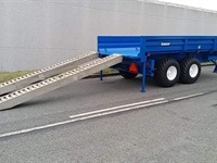 Tinaz 10 tons dumpervogn forberedt til ramper - Vogne - 14