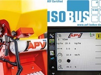 APV PS300 M1 ISOBUS Hydraulisk  Bemærk skal bruge ISOBUS skærm i traktor - Såmaskiner - Påbygningssåmaskiner - 2
