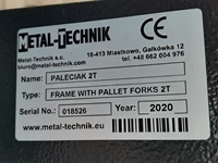 Metal-Technik Paleciak 2T - Redskaber - Pallegafler - 5