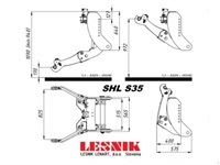- - - SHL S35 Lesnik universal Fronthydraulik - Traktor tilbehør - Frontlifte - 4