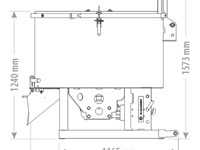 Fk Maschinery Tvangsblander Pto UBCM600 - 600L - Diverse maskiner & tilbehør - Betonblandere-Tvangsblandere - 2