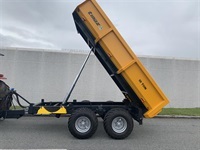 Tinaz 10 tons dumpervogn med hydr. bagklap - 60 cm sider - Vogne - 12
