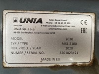 Unia MXL 2100 - Gødningsmaskiner - Liftophængte gødningsspredere - 5