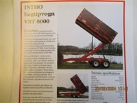 INTHO VBT 8000 variabel bagtip - Vogne - Tipvogne - 24