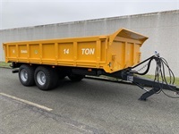 Tinaz 14 tons dumpervogn  med 3 vejstip - Vogne - 1