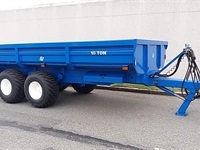 Tinaz 10 tons dumpervogn forberedt til ramper - Vogne - 1