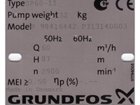 Grundfos SP60/11 - 25 HK - Vandingsmaskiner - Pumper - 3