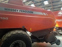Massey Ferguson 2190 med Spragelse ballevogn - Pressere - Bigballe - 3