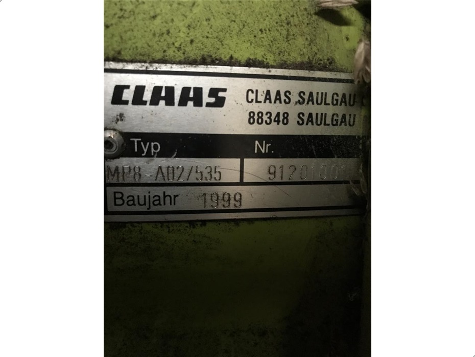 CLAAS - Høstmaskiner tilbehør - Majs Plukkebord - 5