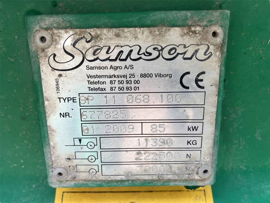 Samson SP 11 - Gødningsmaskiner - Staldgødningsspredere - 6