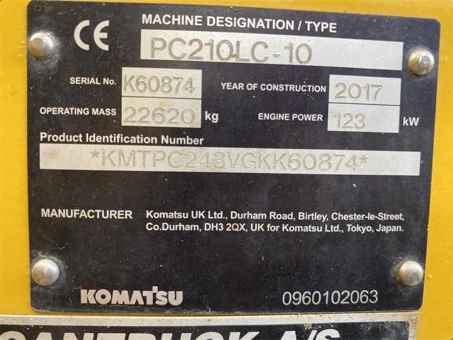 Komatsu PC210LC-10PLUS - Gravemaskiner - Gravemaskiner på bånd - 10
