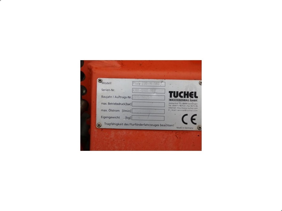 Tuchel Plus 230 H 560 - Rengøring - Feje/sugemaskine - 6