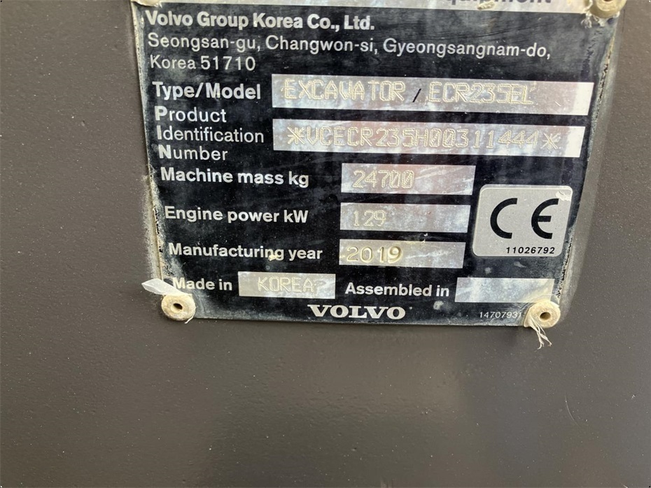 Volvo ECR235EL - Gravemaskiner - Gravemaskiner på bånd - 12