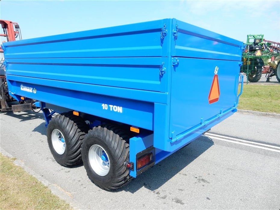 Tinaz 10 tons dumpervogn med 2x30 cm ekstra sider - Vogne - 5