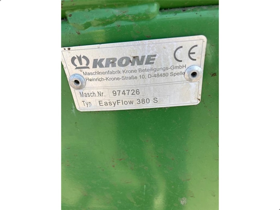 KRONE EasyFlow 380S - Græsmaskiner - Selvkørende finsnittere tilbehør - 2