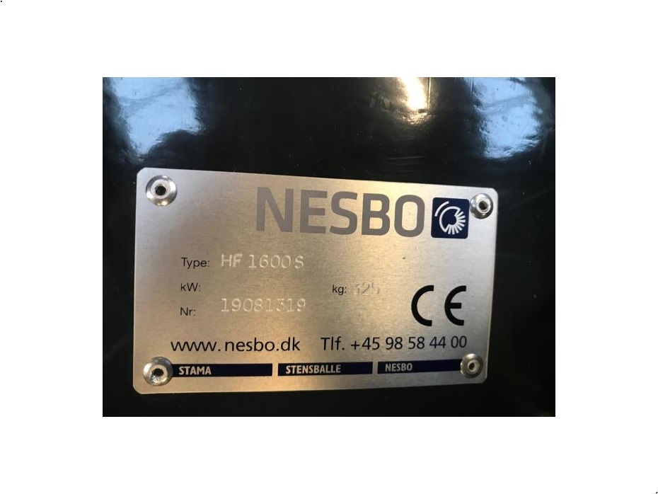 Nesbo HF 1600 S - Traktormonteret koste/fejemaskiner - Frontophængt - 5