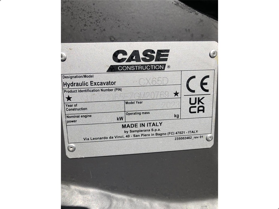Case CX65D - Minigravere - 9