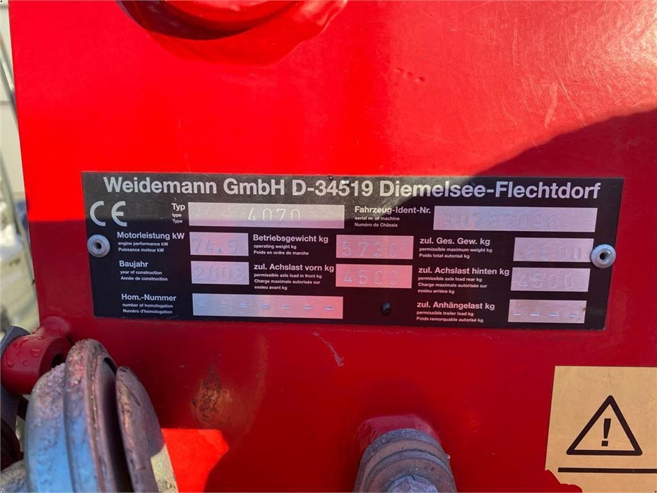 Weidemann 4070 - Læssemaskiner - Minilæssere - 8