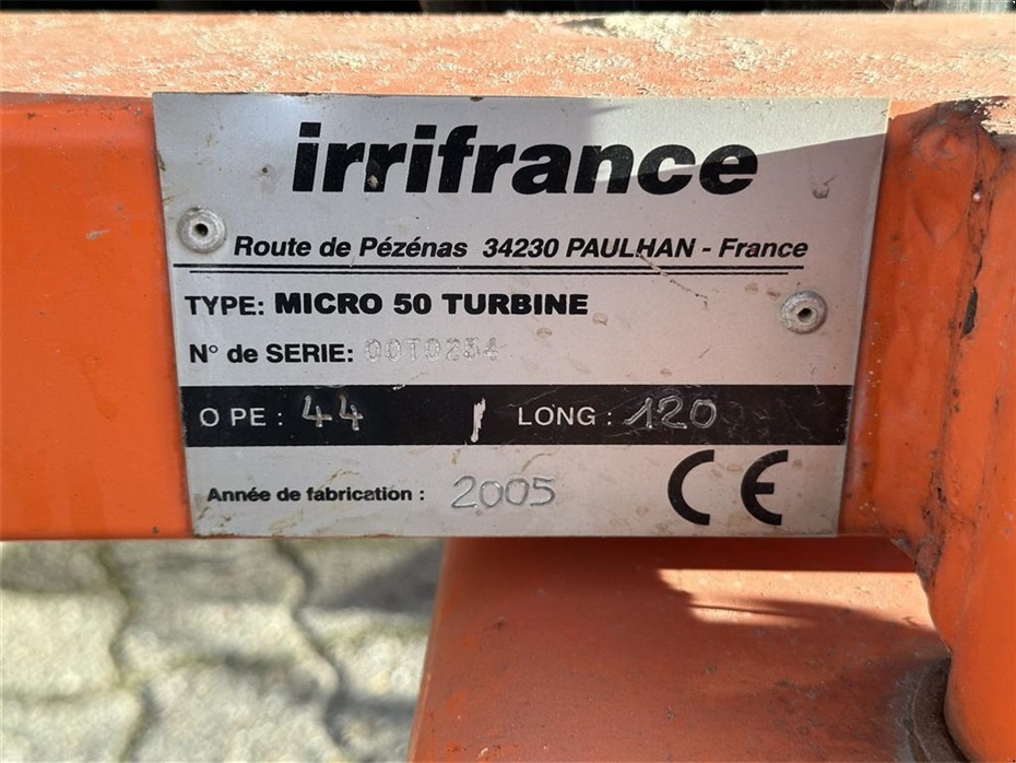 Irrifrance Micro 50 Turbine - Vandingsmaskiner - Indtræk - 12
