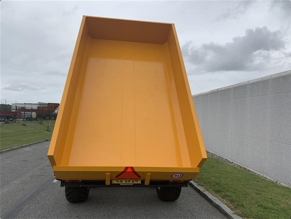 Tinaz 10 tons dumpervogn med hydr. bagklap - 60 cm sider - Vogne - 15