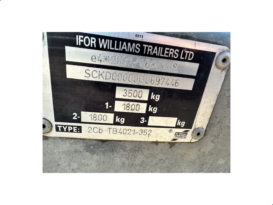 Ifor Williams TB4021-352 - Anhængere og trailere - 6