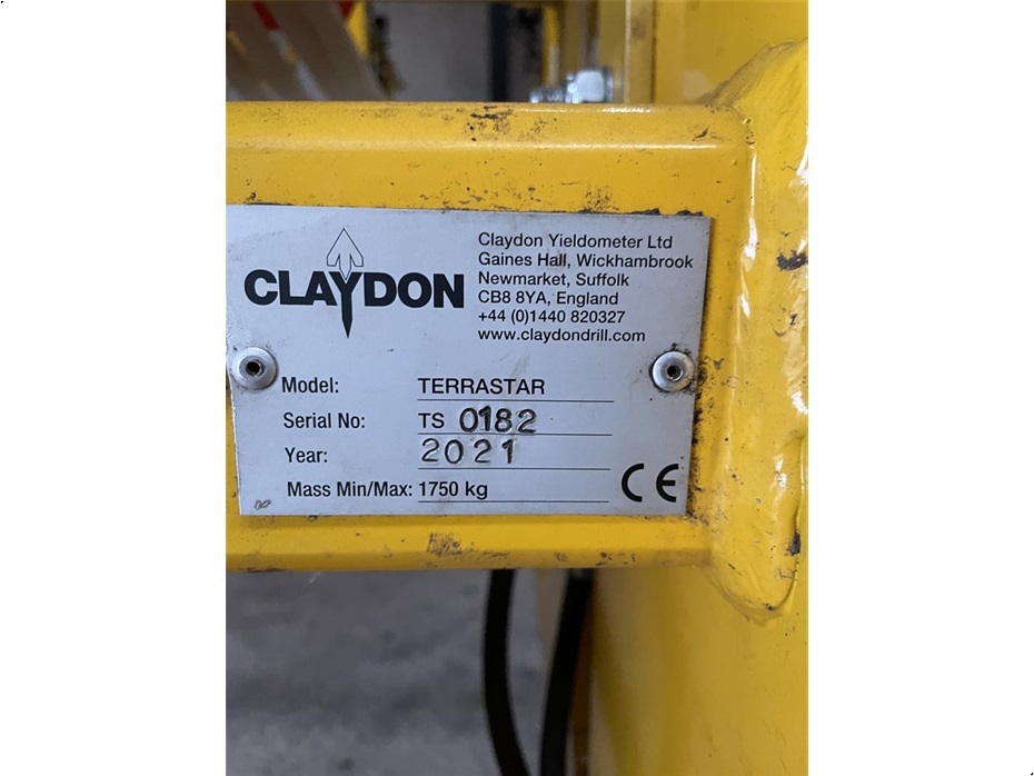Claydon Terrastar 6m, Spaderulleharve med APV spreder. - 4
