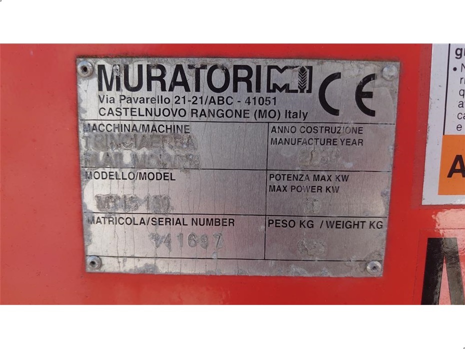 Muratori MT15 - 130 - Rotorklippere - Slagleklipper - 5