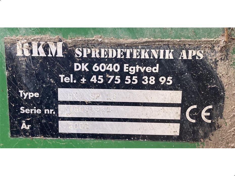 RKM SP 16 - Gødningsmaskiner - Staldgødningsspredere - 7