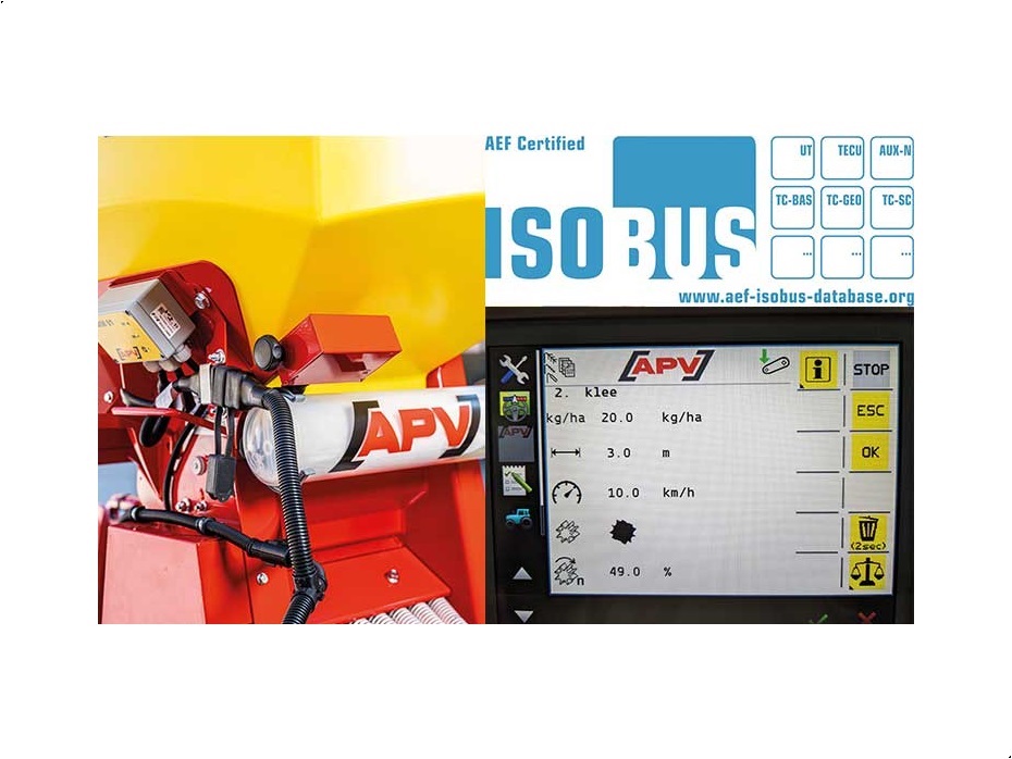 APV PS300 M1 ISOBUS Hydraulisk  Bemærk skal bruge ISOBUS skærm i traktor - Såmaskiner - Påbygningssåmaskiner - 2