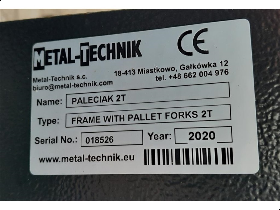 Metal-Technik Paleciak 2T - Redskaber - Pallegafler - 5
