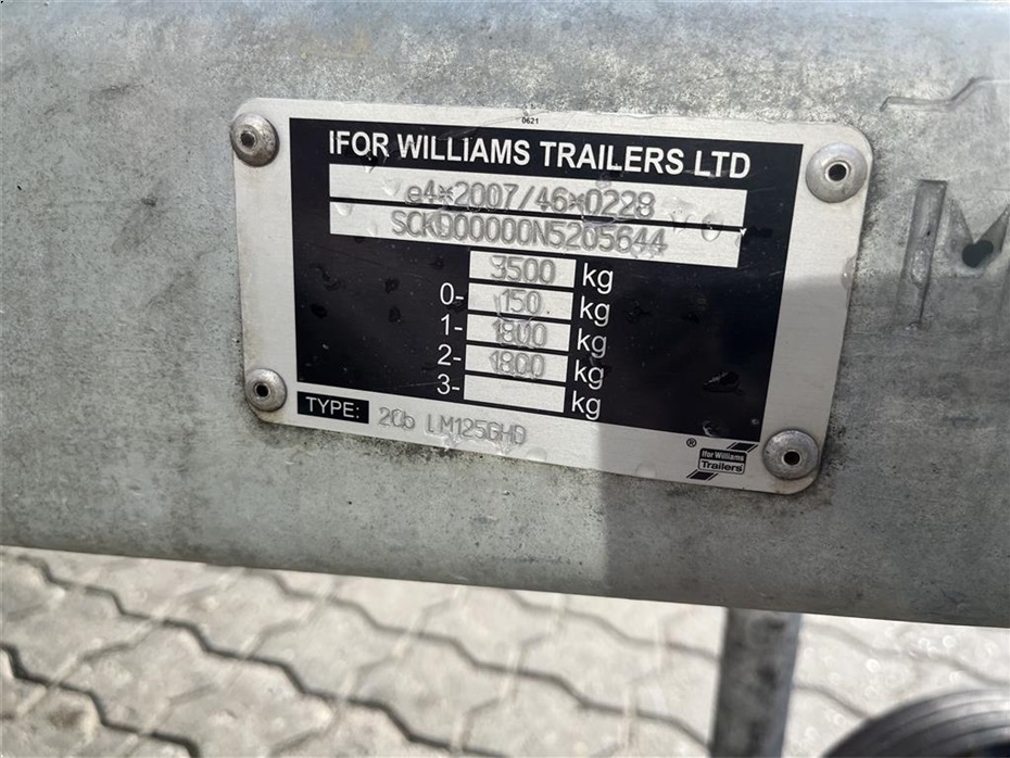 Ifor Williams LM125 lang læsserampe og gittersider - Anhængere og trailere - 9