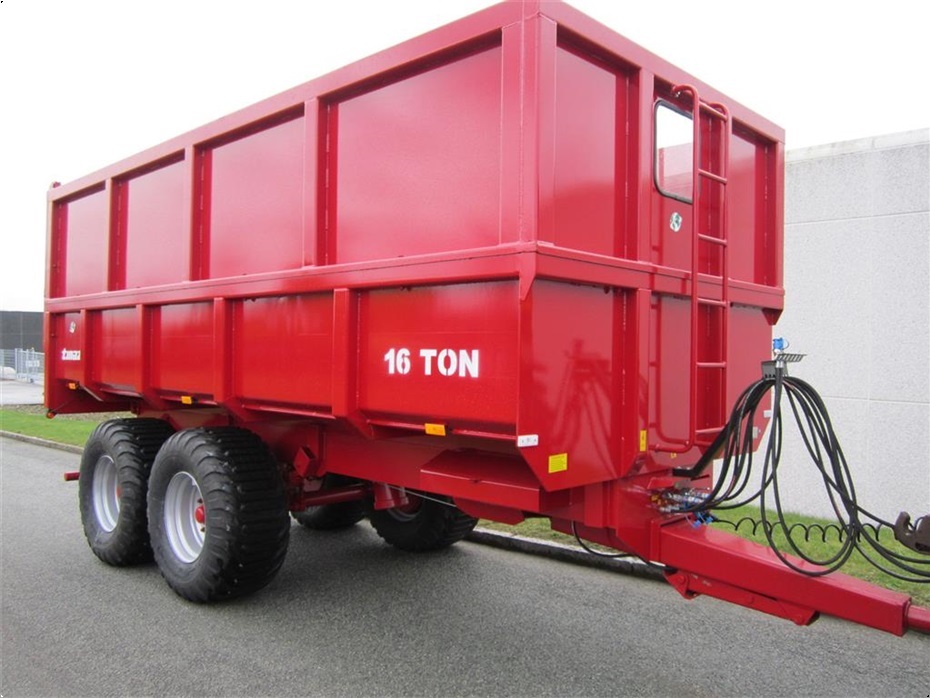 Tinaz 16 tons dumpervogne med kornsider - Vogne - 1