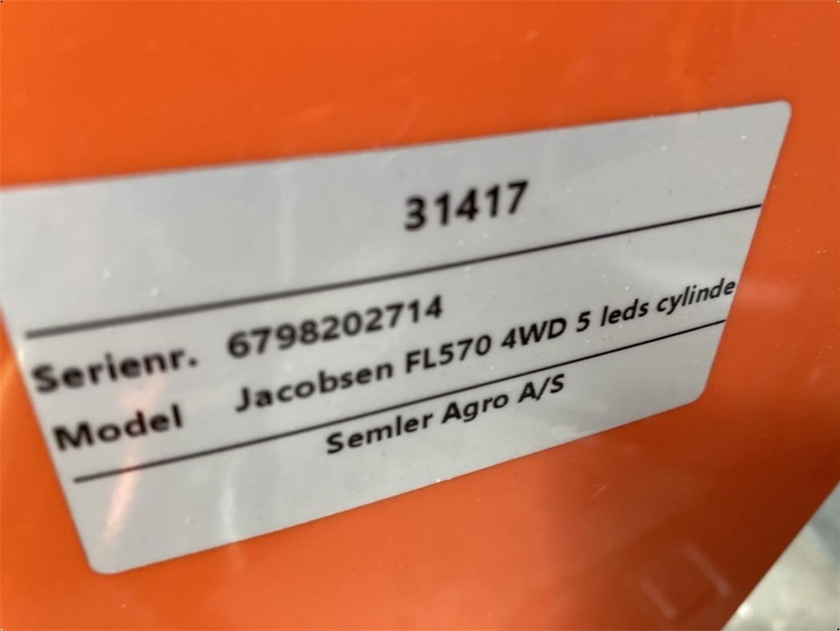 Jacobsen FL570 - Cylinderklippere - Selvkørende cylinderklippere - 11