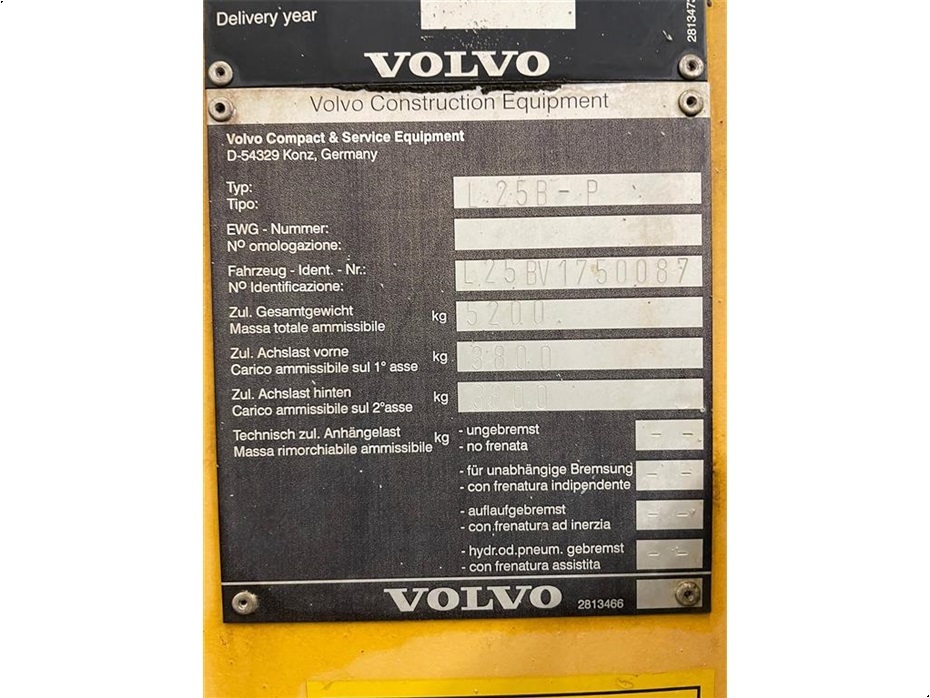 Volvo L25 B-P - Læssemaskiner - Gummihjulslæssere - 15