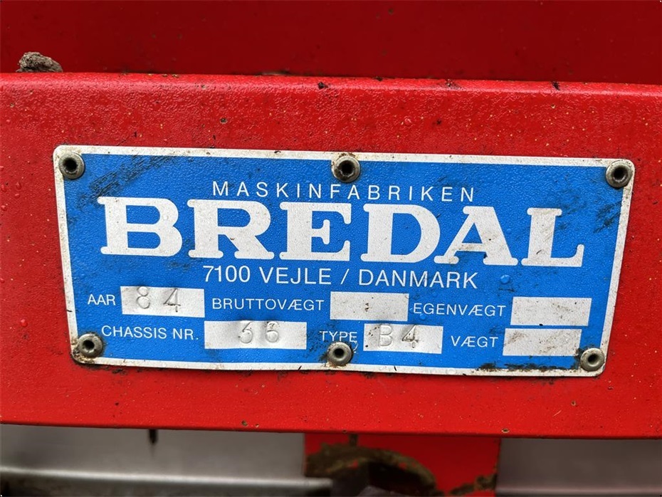 Bredal B 4 Med rustfri båndkasser - Gødningsmaskiner - Bugserede gødningsspreder - 6