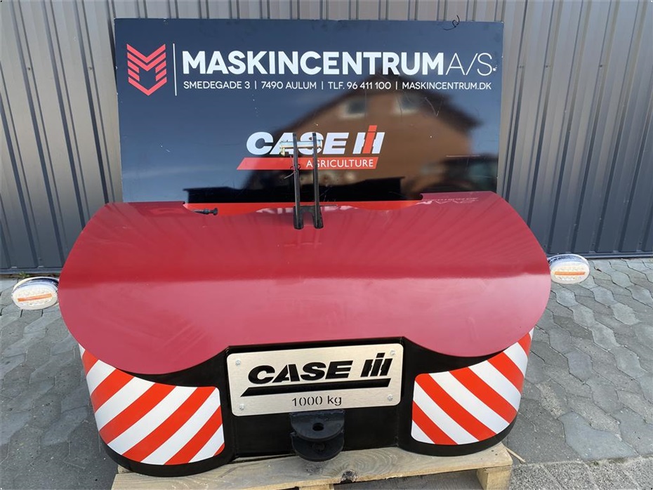 Case IH Frontvægtklods 1000 kg med lys - Traktor tilbehør - Frontvægte - 1