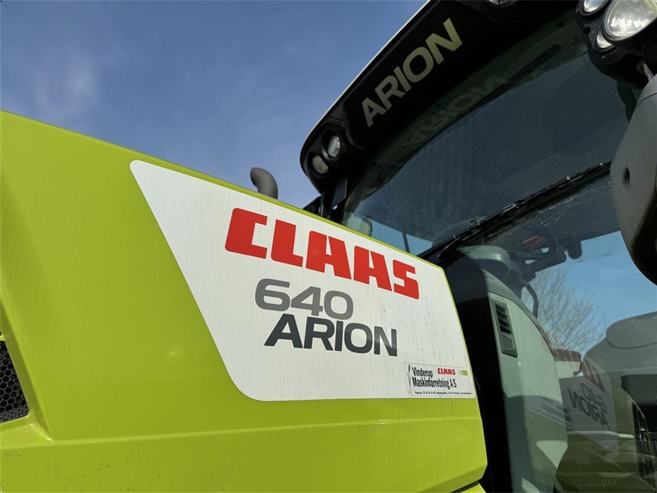 CLAAS ARION 640 CEBIS KUN 4200 TIMER OG FULD AFFJEDRING! - Traktorer - Traktorer 4 wd - 12