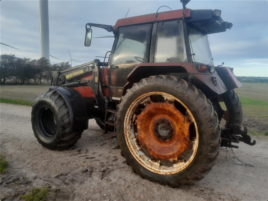 Case IH 5140 Maxxum med TRIMA 1890 frontlæsser - Traktorer - Traktorer 4 wd - 2