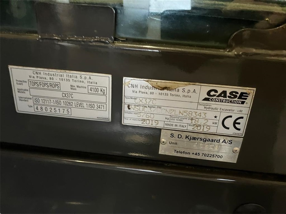 Case CX37C som ny - Gravemaskiner - Gravemaskiner på bånd - 16