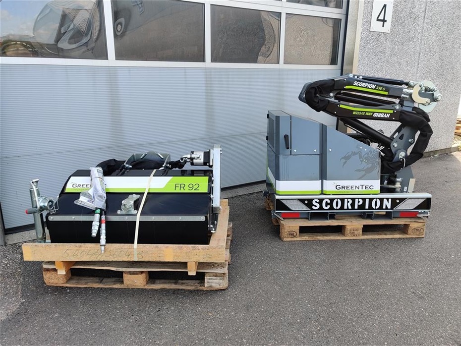 GreenTec Scorpion 330-4 S OVERGEMT TILBUD - MED SLAGLEKLIPPER - Klippere - Armklippere - 2
