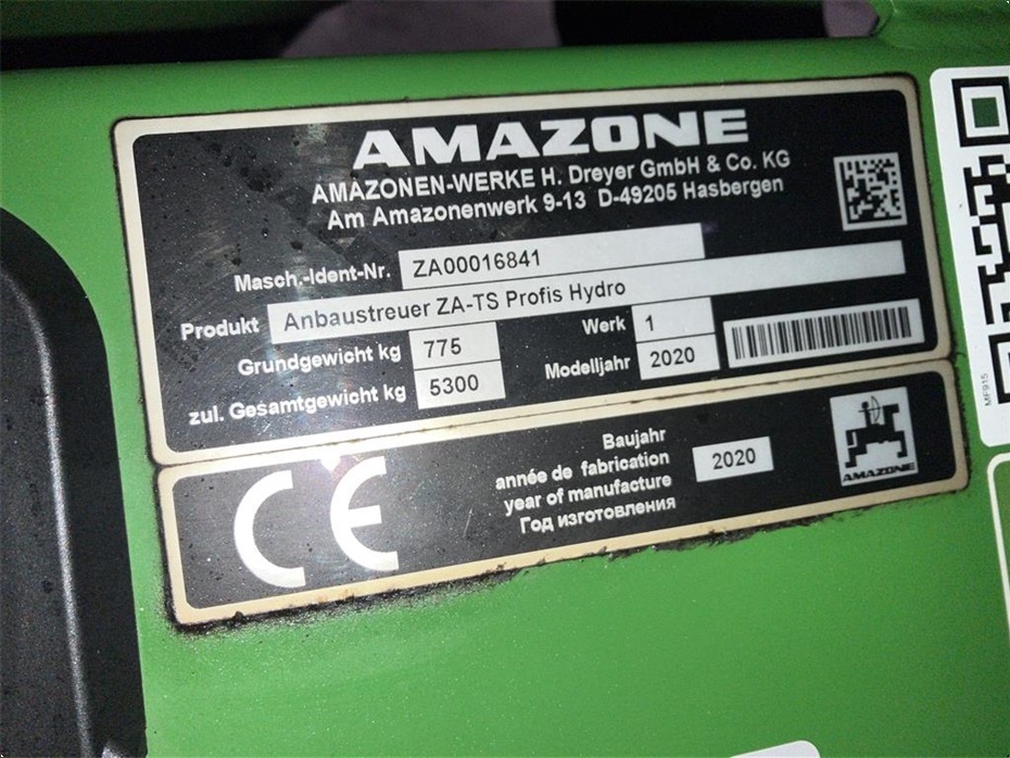 Amazone ZA-TS 4200 Hydro - Gødningsmaskiner - Handelsgødningsspredere - 6